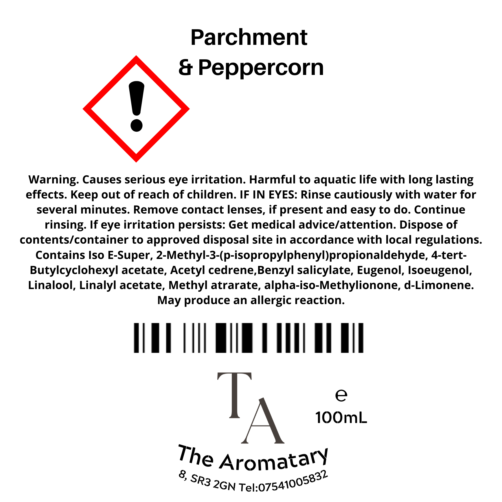 Parchment & Peppercorn Reed Diffuser